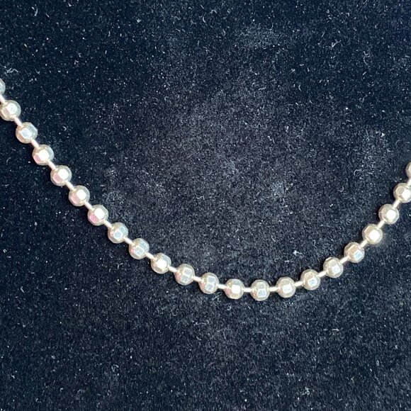 16” Necklace Popcorn Sterling Silver 925 Milor Italy SU Jewelry 30.31g - Picture 2 of 8